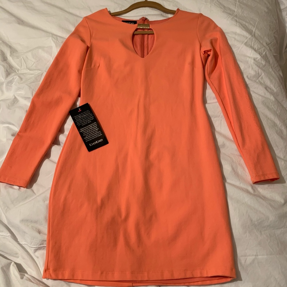 Mini coral dress